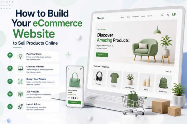 How to Build Your eCommerce Website to Sell Products Online