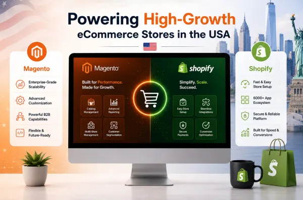 Magento & Shopify Powering High-Growth eCommerce Stores in the USA