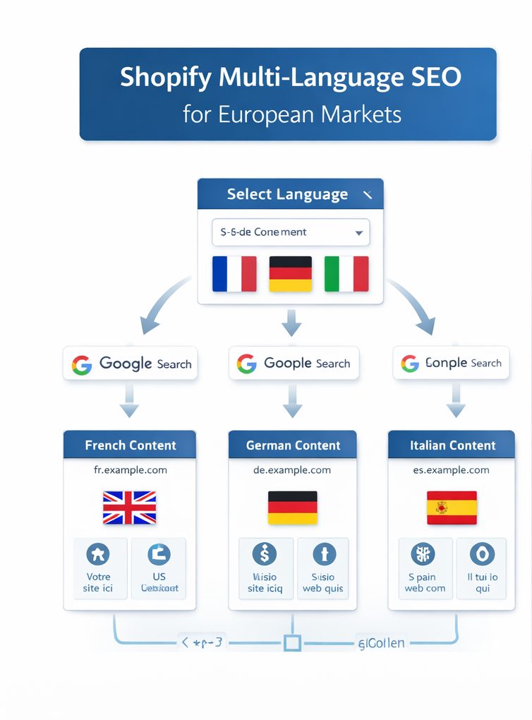 Shopify multi language SEO workflow for European markets