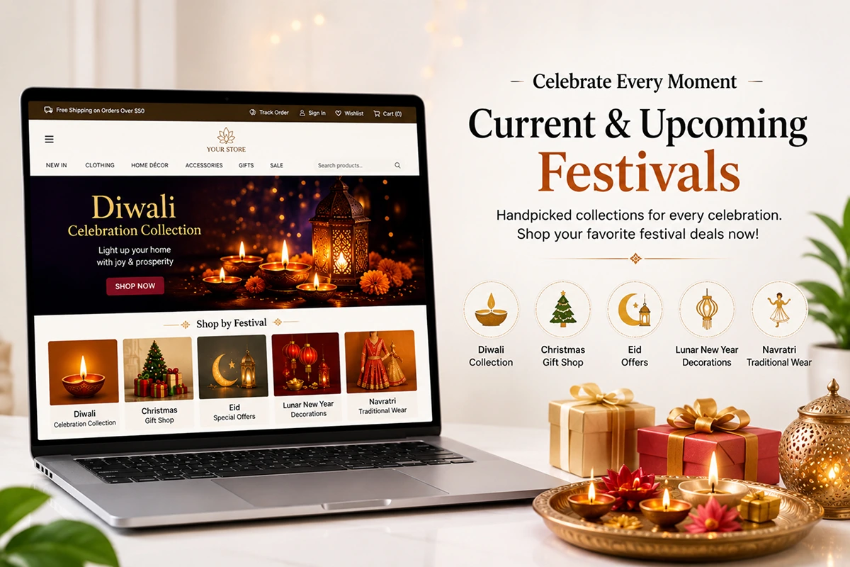 Homepage Development for Festival Stores