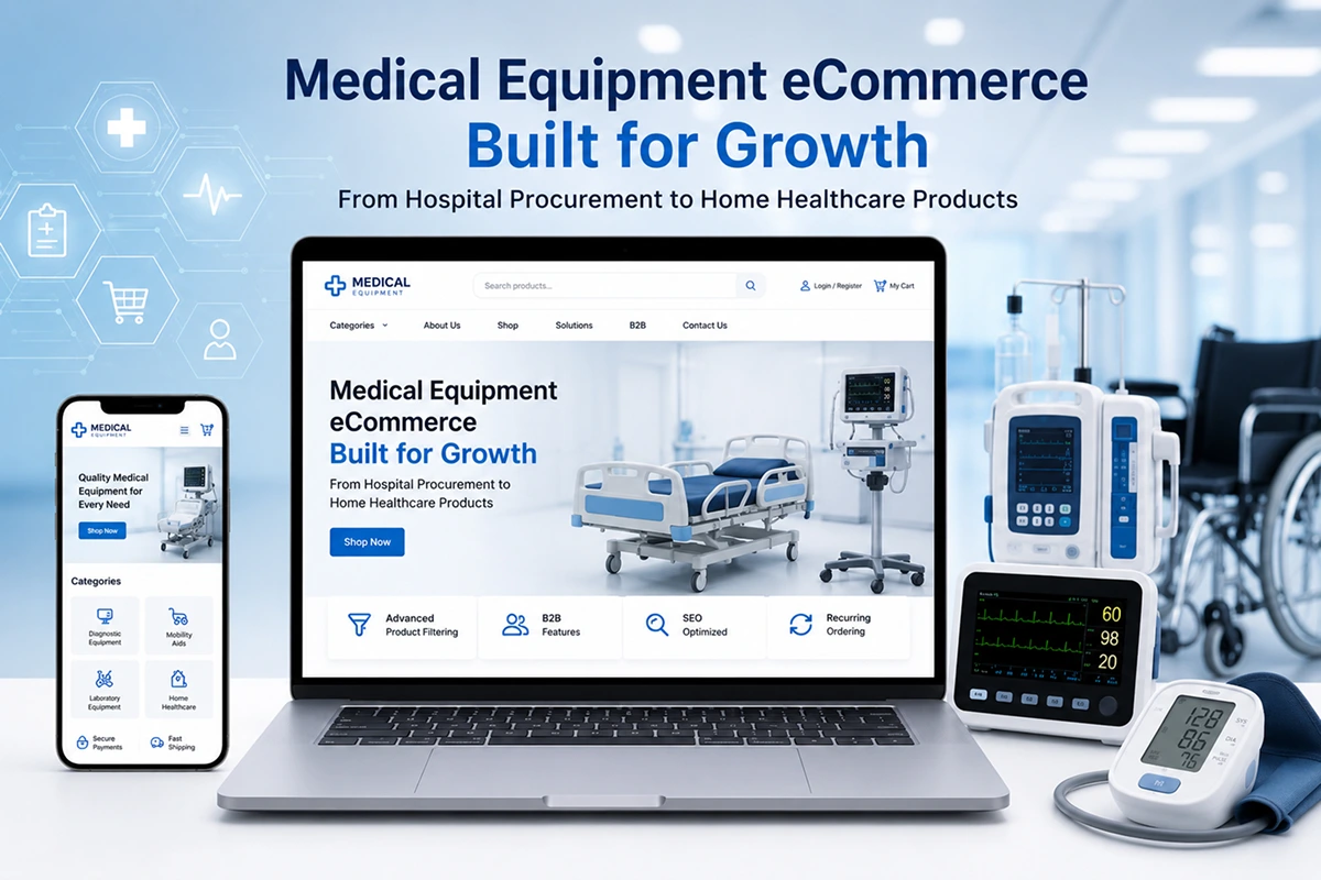 Medical Equipment eCommerce Built for Growth
