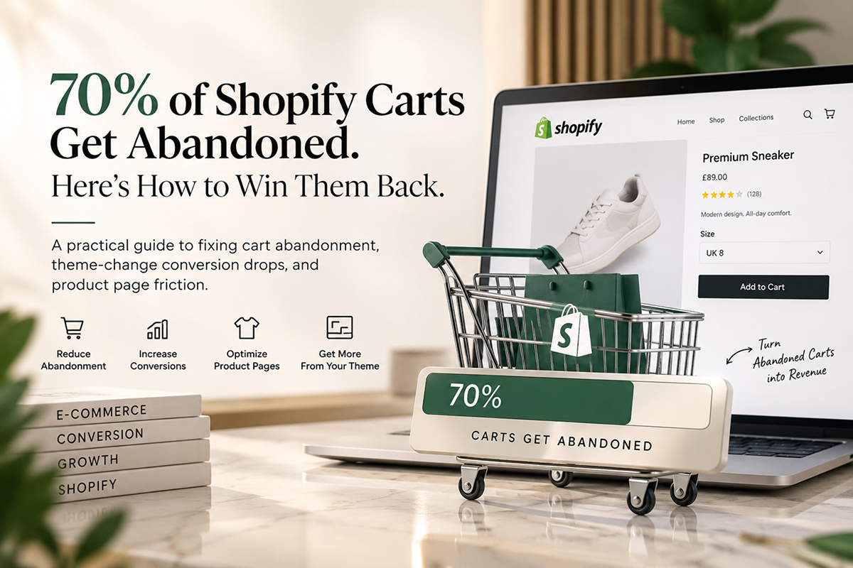 70% of Shopify Carts Get Abandoned. Here's How to Win Them Back